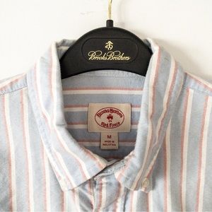 Brooks Brothers Blue Striped Oxford Shirt